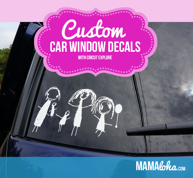 How to Make Vinyl Car Window Decals with Cricut - TCBS